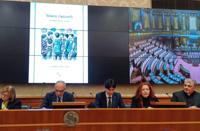  Presentato al Senato il volume “Volano racconti”  Scritti liberi da luoghi non liberi